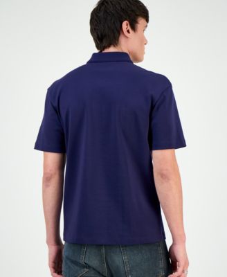 Men's Deabono Short-Sleeve Button-Placket Polo Shirt
