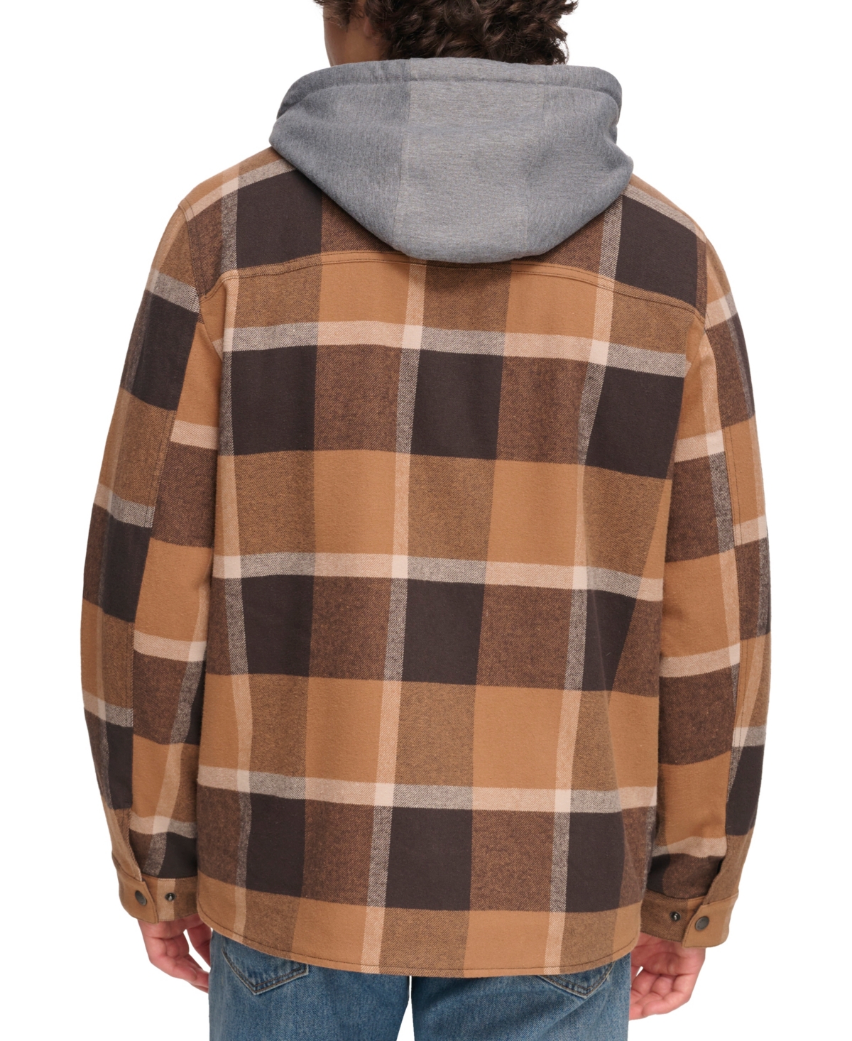 Levi's Men's Faux Sherpa Lined Flannel Shirt Jacket