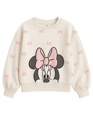 Baby Girls' Minnie Mouse Sweatshirt and Pants, 2-Piece Set