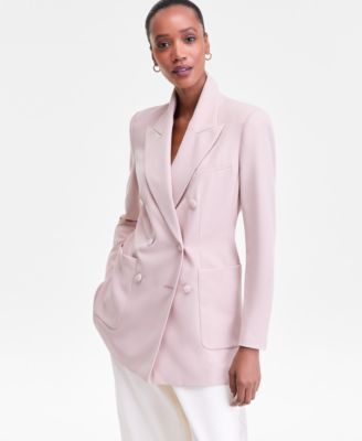 I.N.C. International Concepts - Women's Peak-Lapel Double-Breasted Blazer