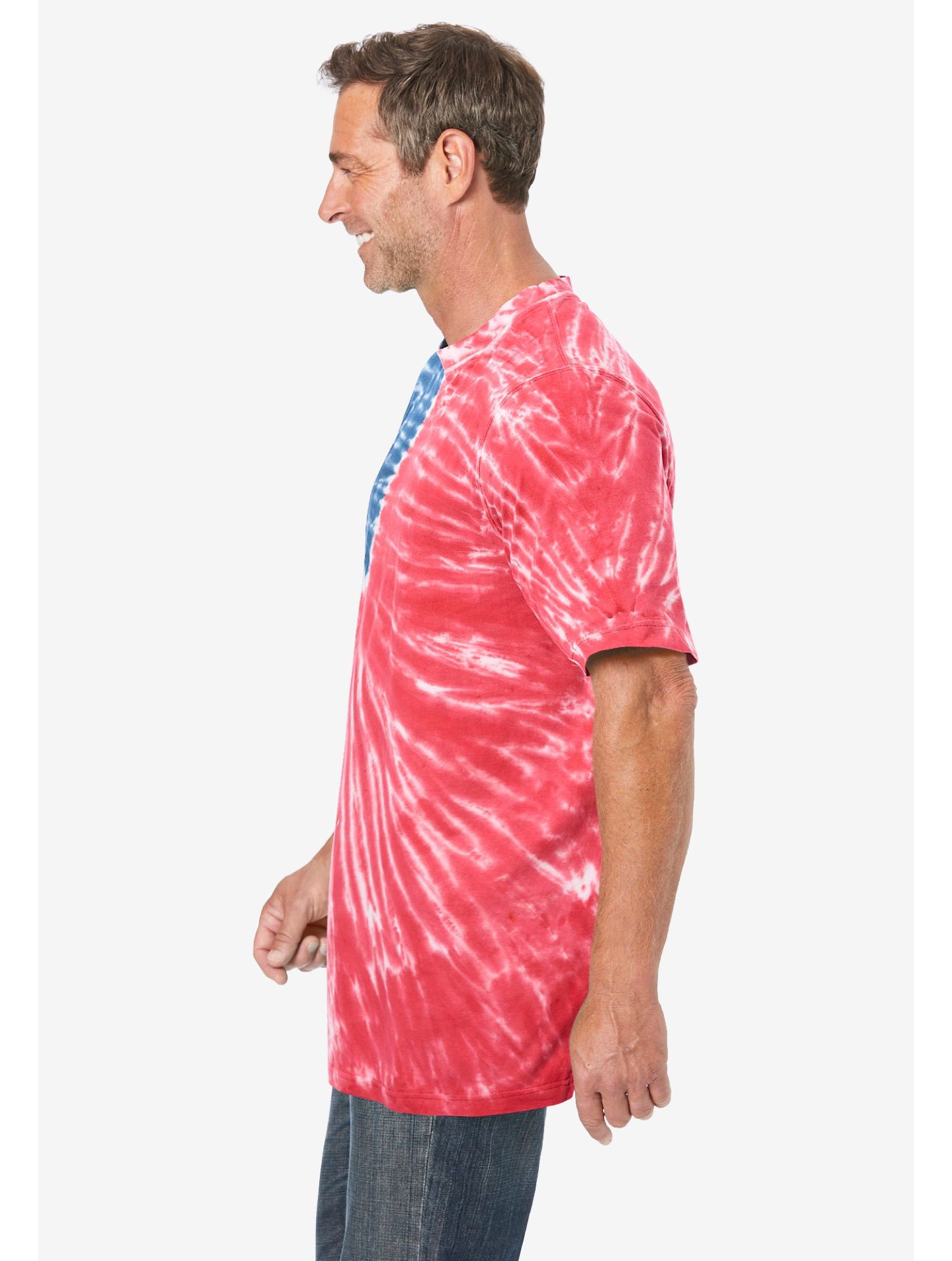 Men's Lightweight Tie-Dye Crewneck Tee