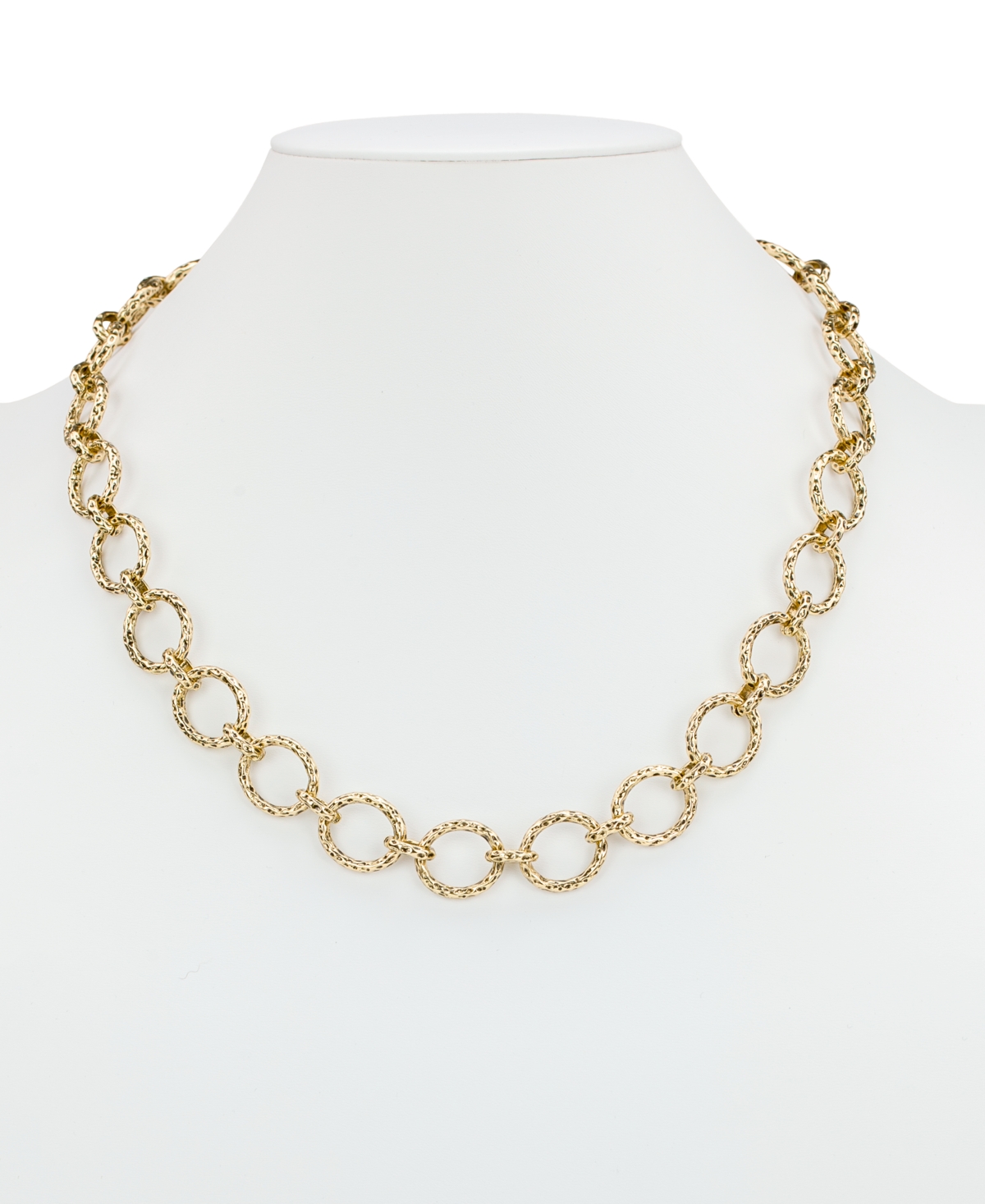 Patricia Nash Beaded Green And Antique Gold-tone Modern Modular Necklace In Gold
