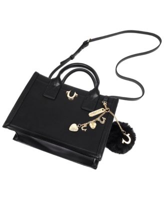 Pom Dangle Modern Tote