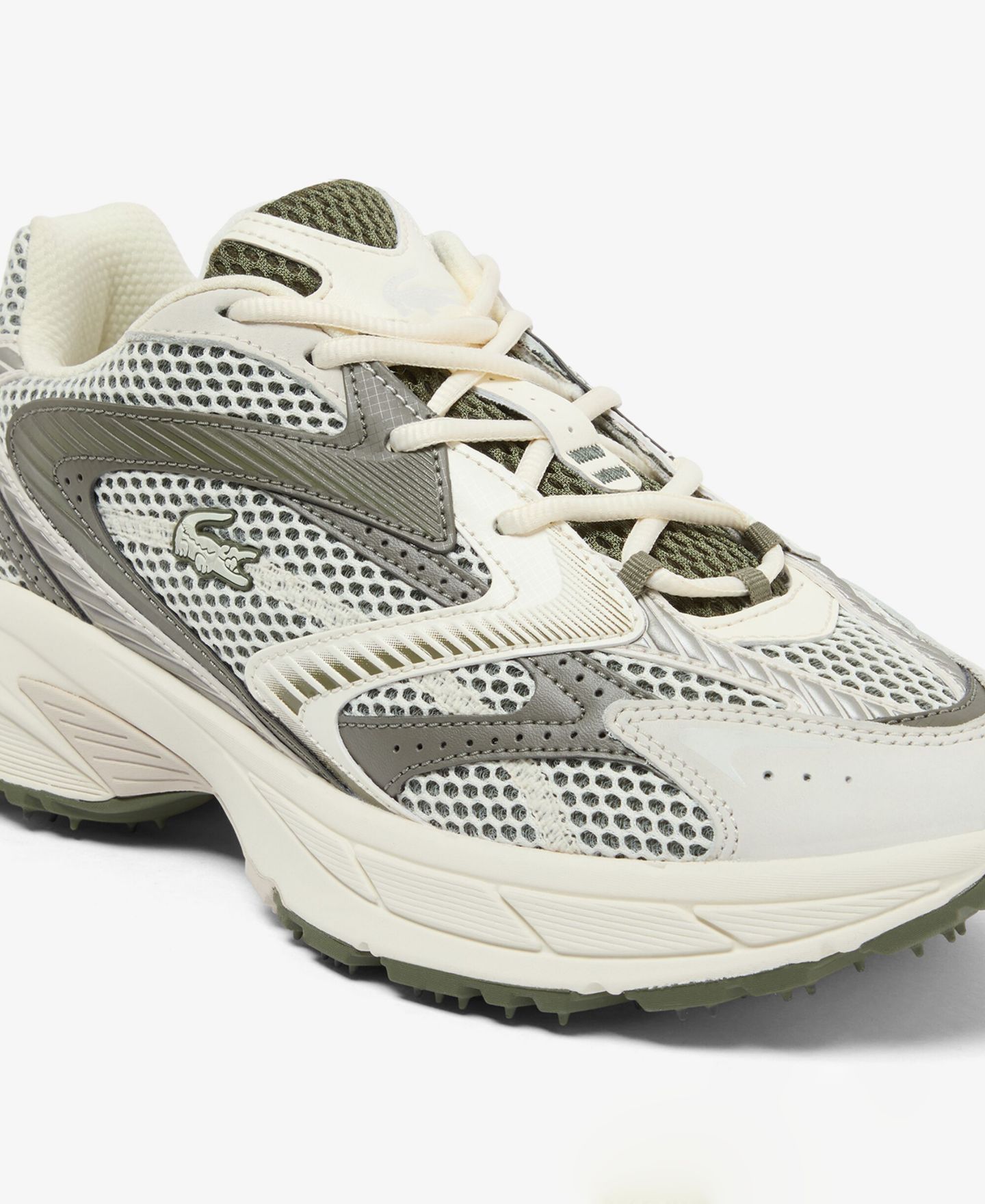 Мужские кроссовки Lacoste L003 Neo Shot Round-Toe, цвет: Молочный белый — фото 6