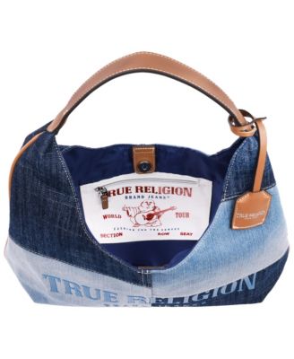 Patchwork Denim Hobo Bag