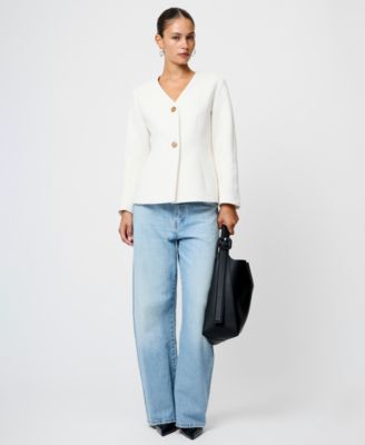 Women's Textured Long Sleeve Jacket