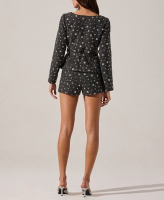 Women's Wynn Embellished Mini Shorts