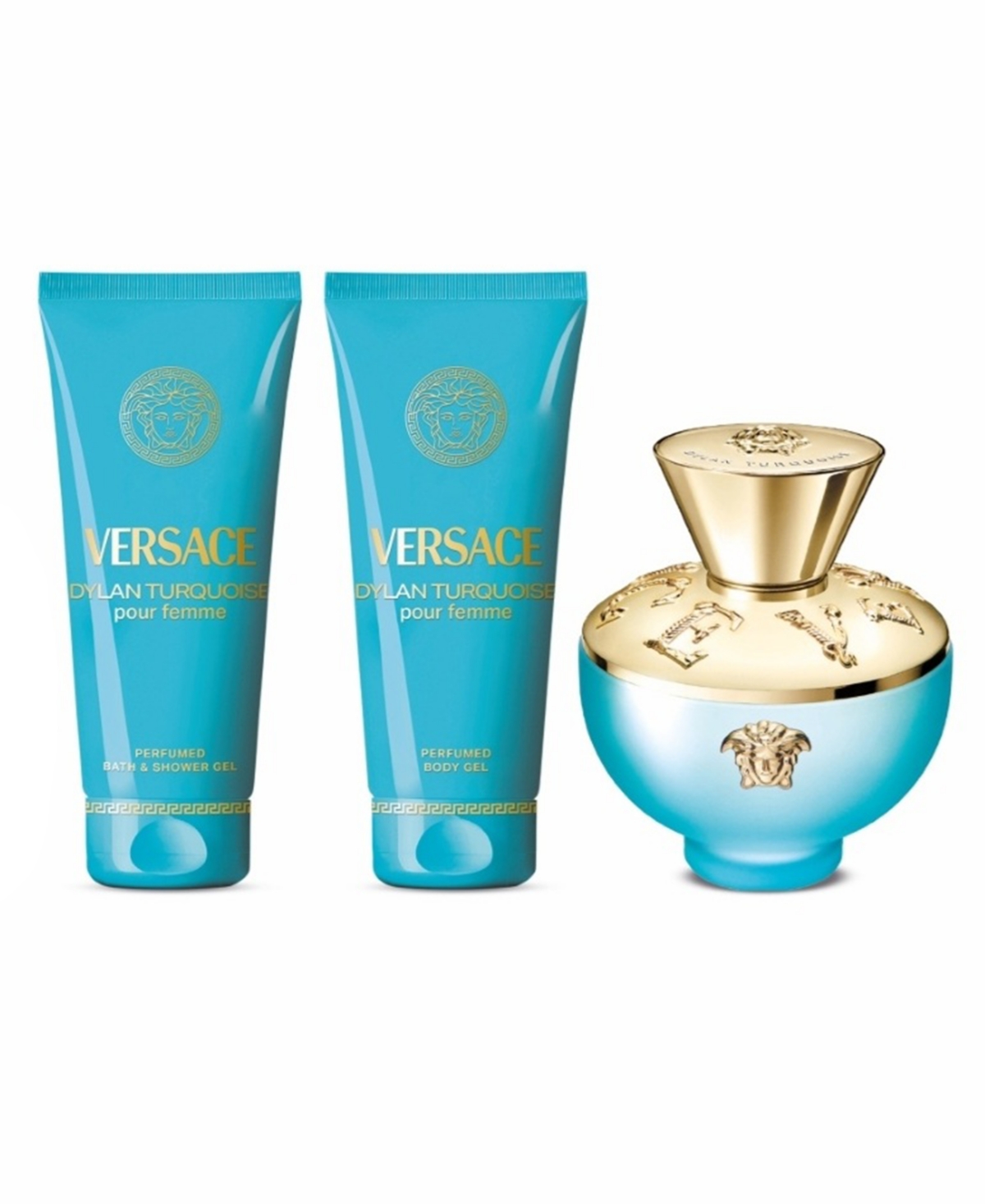 Versace 4-pc. Dylan Turquoise Fragrance Gift Set In Transparent