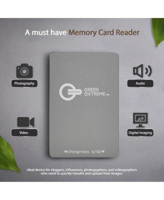 CEA-M Series TOUGH 960GB CFexpress Type-A Memory Card, 2-Pack, Bundle with USB-C CFexpress Type-A and SD UHS-II Card Reader