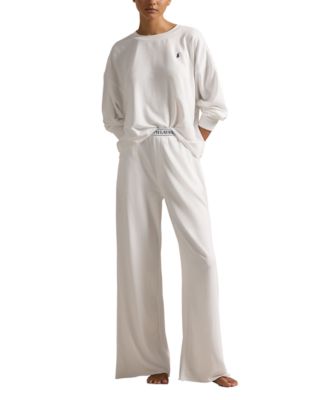 Polo Ralph Lauren Women's 2-Piece Crewneck Top and Pants Pajama