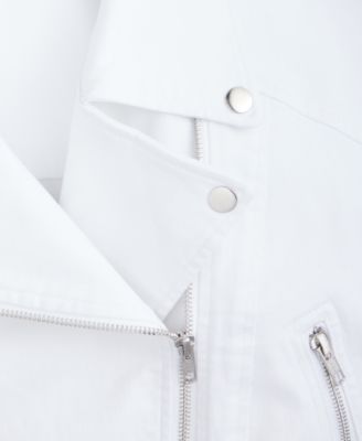 Women's Belted Moto Jacket, Macy's Exclusive
