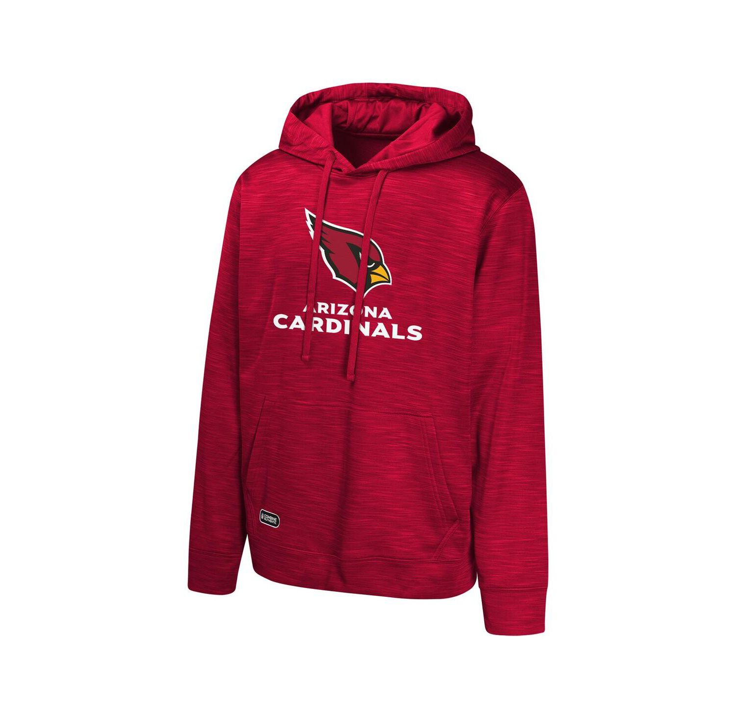 Men's Cardinal Arizona Cardinals Streak Fleece Pullover Hoodie