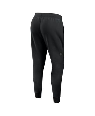 Men's Black Vegas Golden Knights Authentic Pro Road Fleece Sweatpants