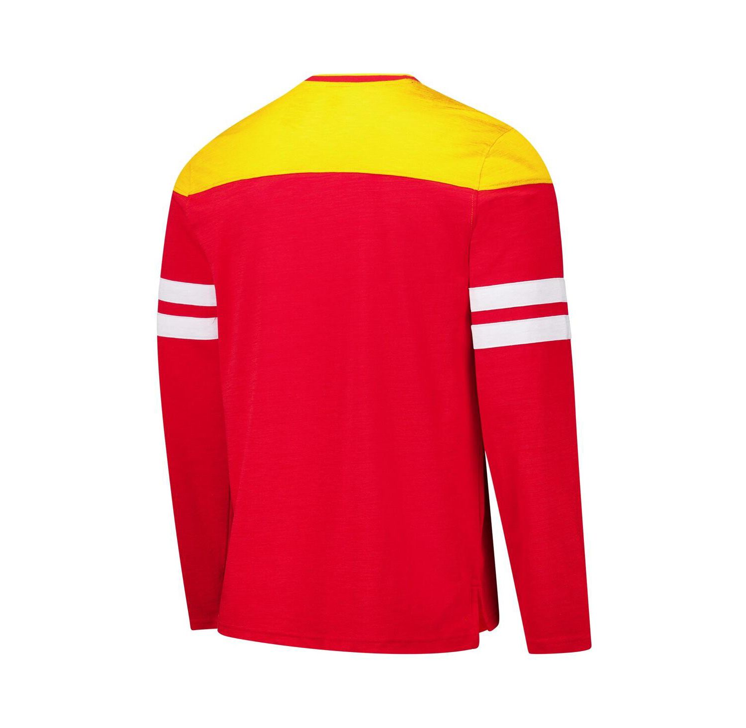 Men's Red/Gold Kansas City Chiefs Adaptive Hail Mary Long Sleeve T-Shirt