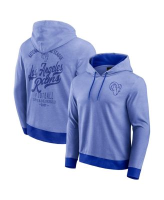 Fanatics - Men's Royal Los Angeles Rams Tonal Knit Pullover Hoodie