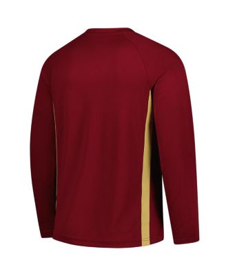 Men's Wine Cleveland Cavaliers 2025/26 Authentic Pre-Game Legend Dri-FIT Long Sleeve Shooting Shirt