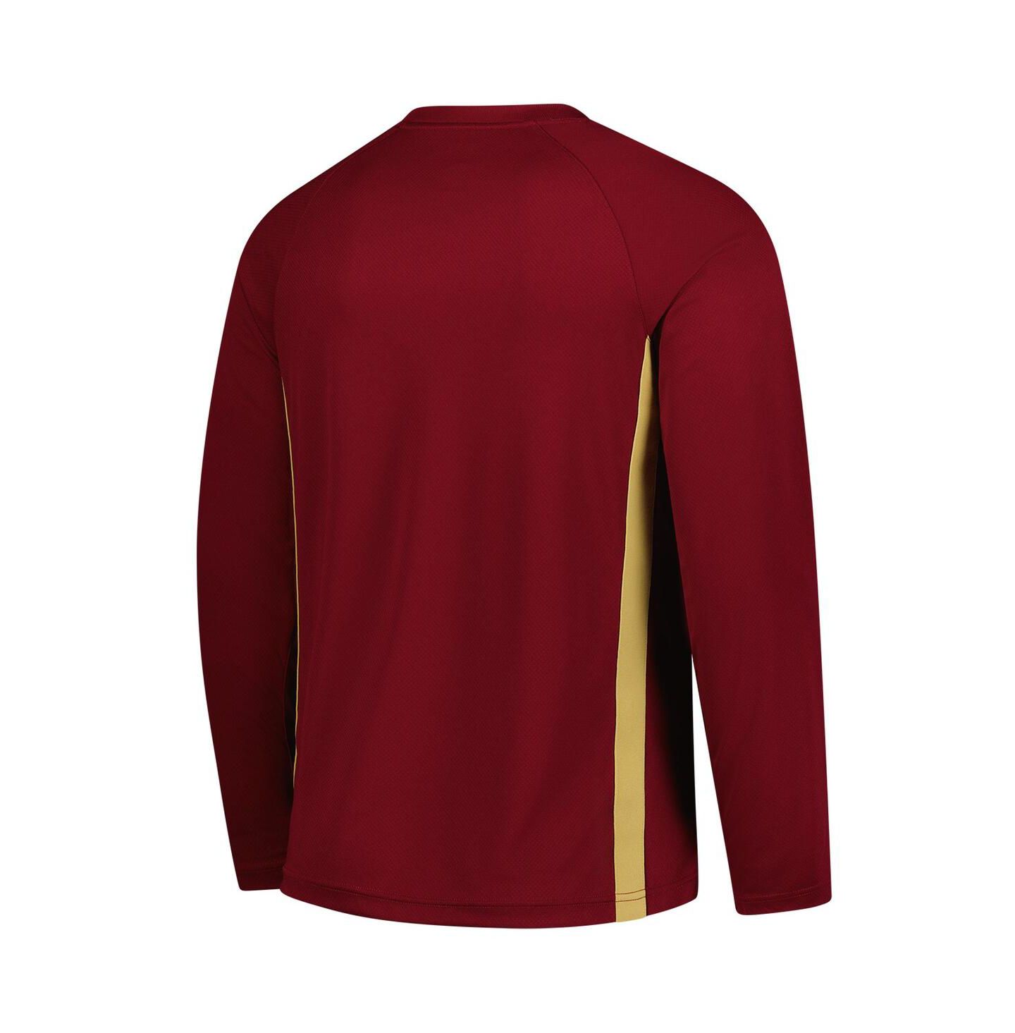 Мужская рубашка Nike Wine Cleveland Cavaliers 2025/26 Authentic Pre-Game Legend Dri-FIT Long Sleeve Shooting — фото 2