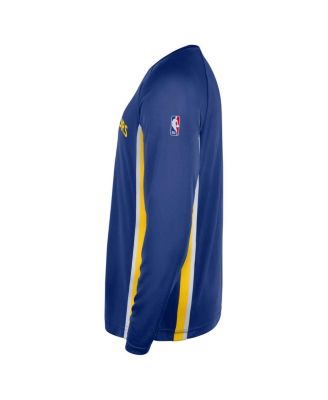 Men's Royal Golden State Warriors 2025/26 Authentic Pre-Game Legend Dri-FIT Long Sleeve Shooting Shirt
