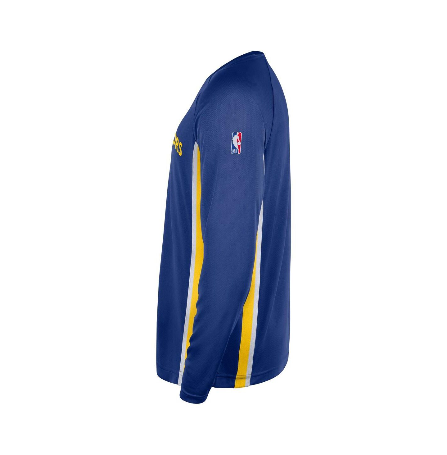Мужская рубашка Nike Royal Golden State Warriors 2025/26 Authentic Pre-Game Legend Dri-FIT Long Sleeve Shooting — фото 4
