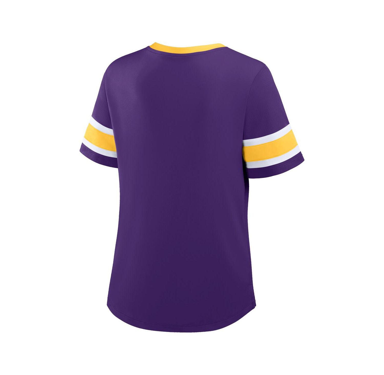 Women's Purple Minnesota Vikings Redzone Draw Play Athena Lace-Up T-Shirt
