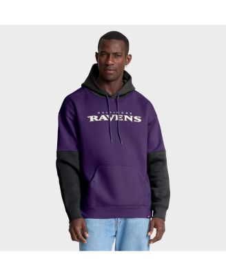 Men's Purple Baltimore Ravens Helmet Pullover Hoodie