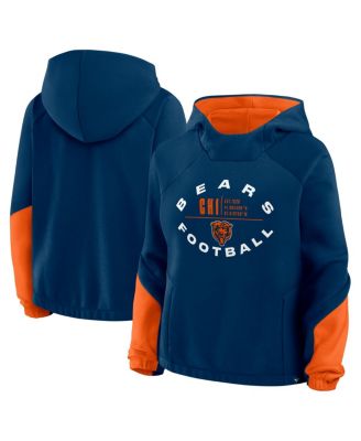 Fanatics - Women's Navy Chicago Bears Oversized&nbsp;Redzone Bubble Screen Pullover Hoodie
