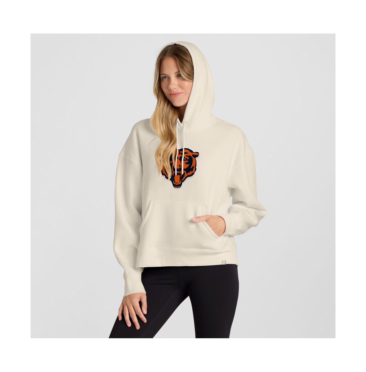Женское худи Fanatics Cream Chicago Bears Dove Legacy Pullover — фото 3