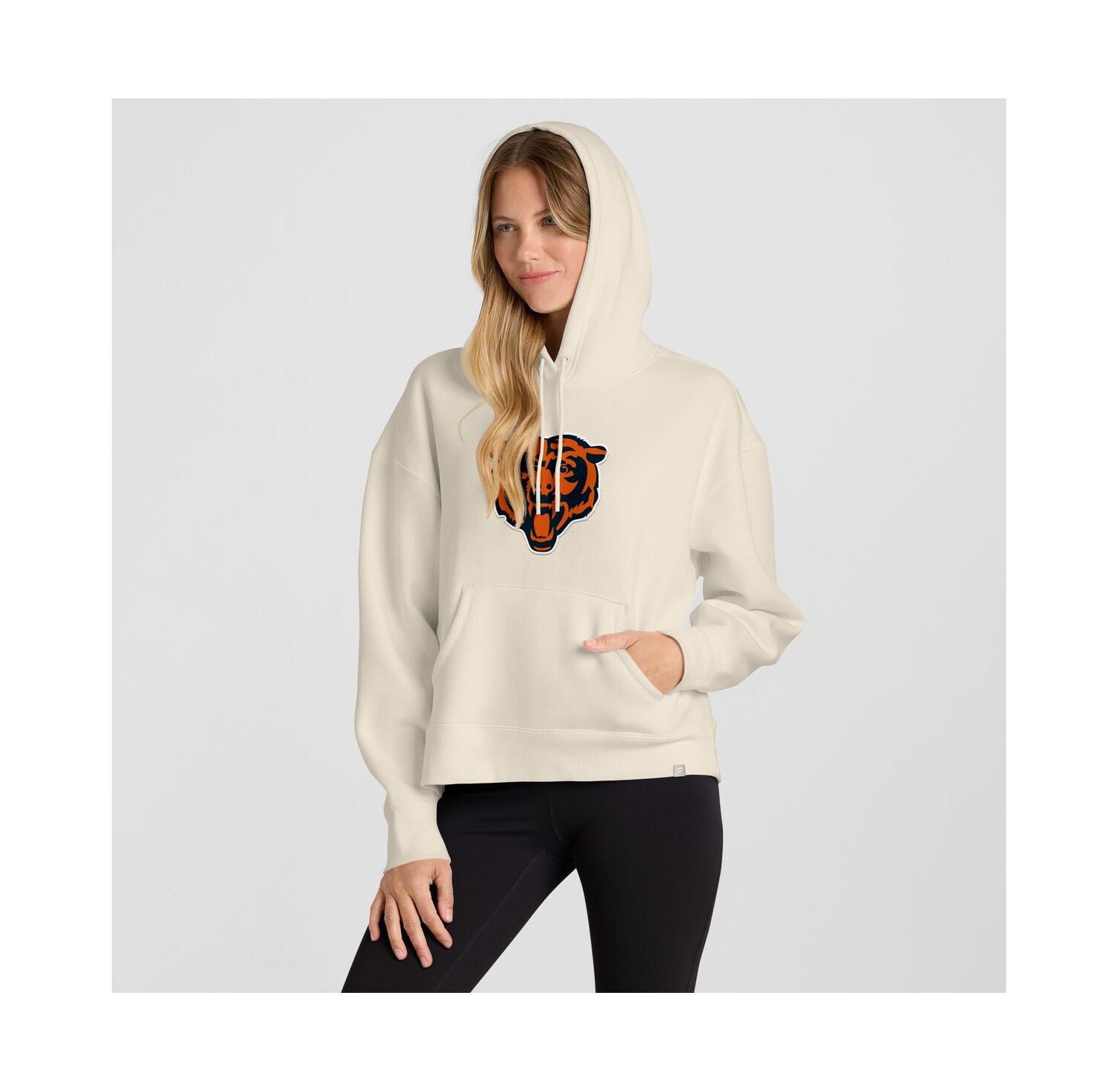 Women's Cream Chicago Bears Dove Legacy Pullover Hoodie