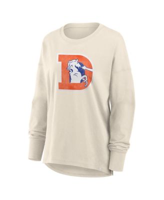 Women's Cream Denver Broncos Dove Legacy Long Sleeve T-Shirt