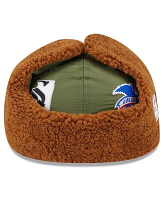 x Alpha Industries Men's Olive Chicago White Sox Dog Ear 59FIFTY Fitted Hat