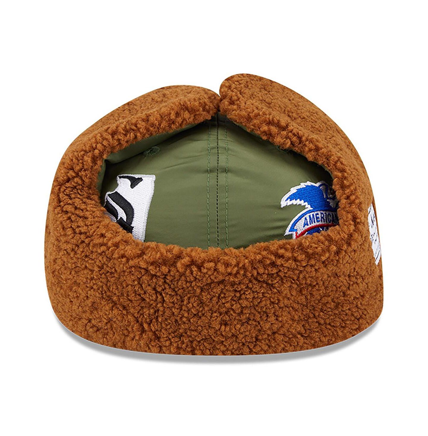 Мужская кепка New Era x Alpha Industries Olive Chicago White Sox Dog Ear 59FIFTY Fitted Hat — фото 4