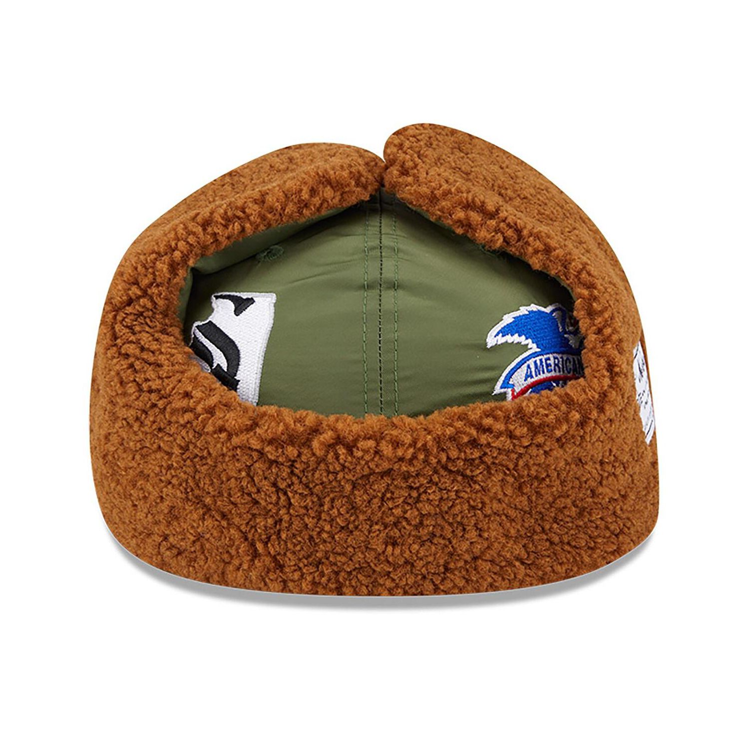 x Alpha Industries Men's Olive Chicago White Sox Dog Ear 59FIFTY Fitted Hat