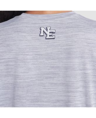 Women's Silver New England Patriots 2025 Rivalries Collection Sideline Velocity Dri-FIT T-Shirt