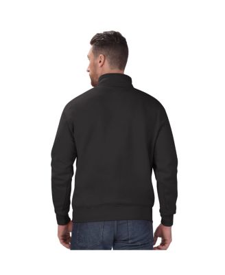 Men's Black Pittsburgh Steelers Classic Quarter-Zip Pullover Sweatshirt