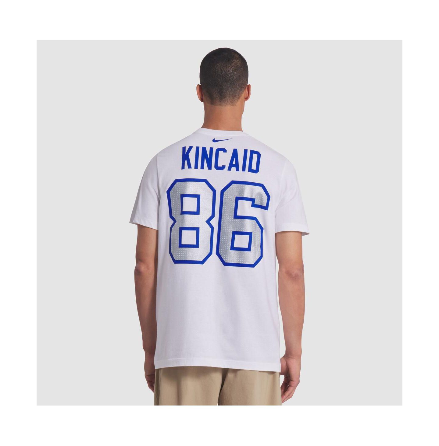 Мужская футболка Nike Dalton Kincaid White Buffalo Bills 2025 Rivalries Collection Player Name & Number — фото 2