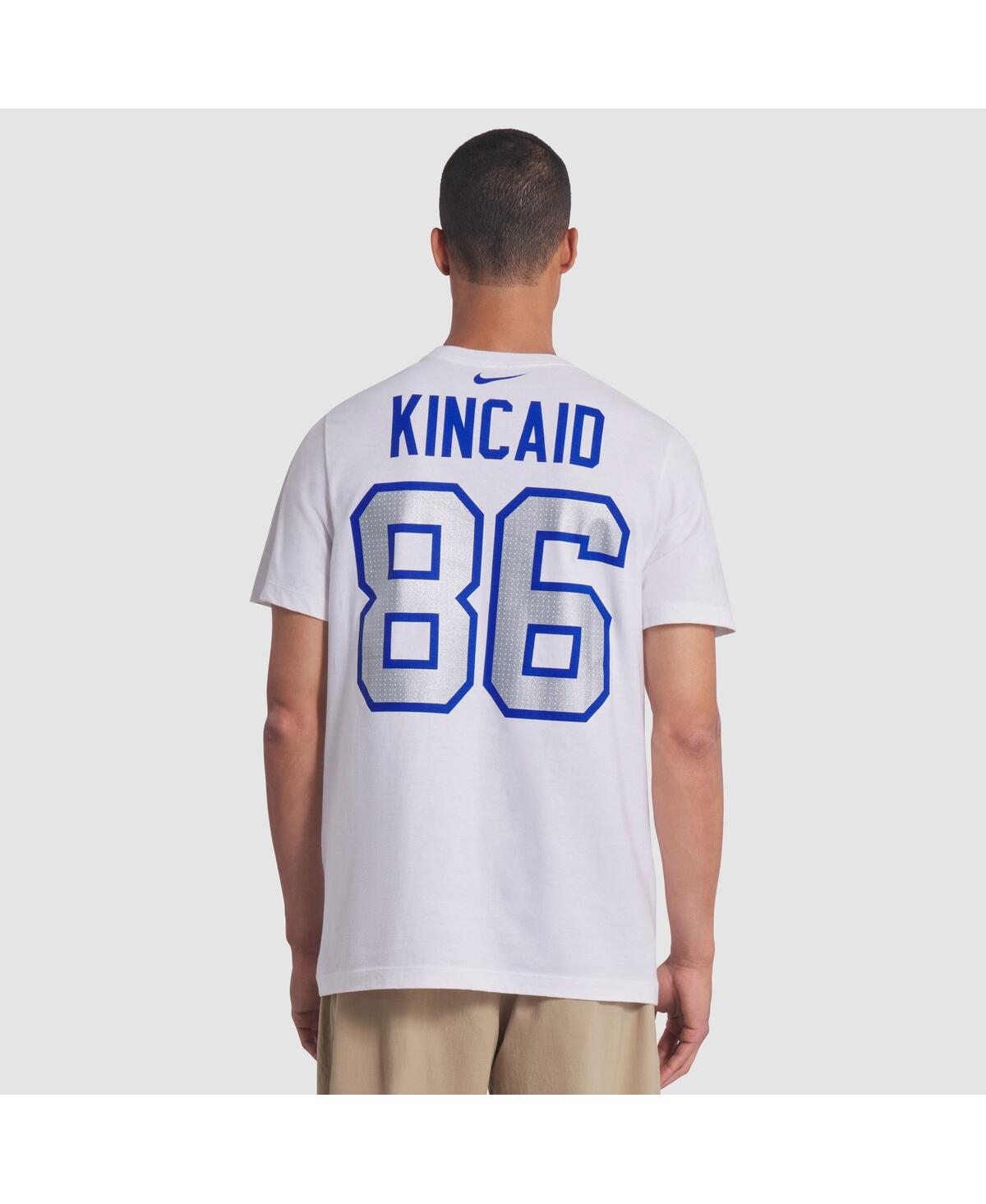 Nike Men's Dalton Kincaid White Buffalo Bills 2025 Rivalries Collection Player Name Number T-shirt In White