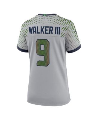 Women's Kenneth Walker III&nbsp;Wolf Gray Seattle Seahawks 2025 Rivalries Collection Game Jersey