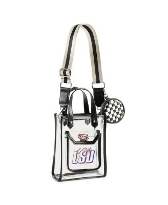 WEAR by Erin Andrews - LSU Tigers Clear Stadium Crossbody Purse with Coin Pouch