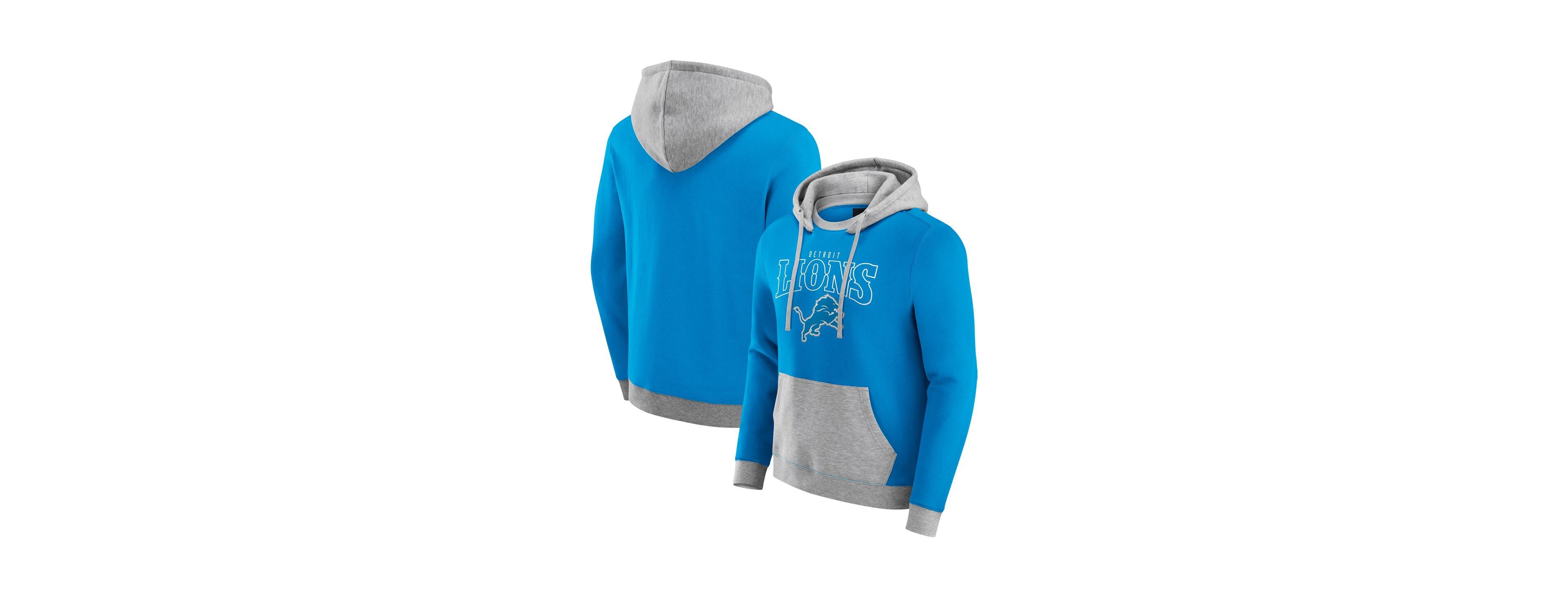 Darius Rucker Collection by Fanatics Men's Blue Detroit Lions Coaches Hoodie