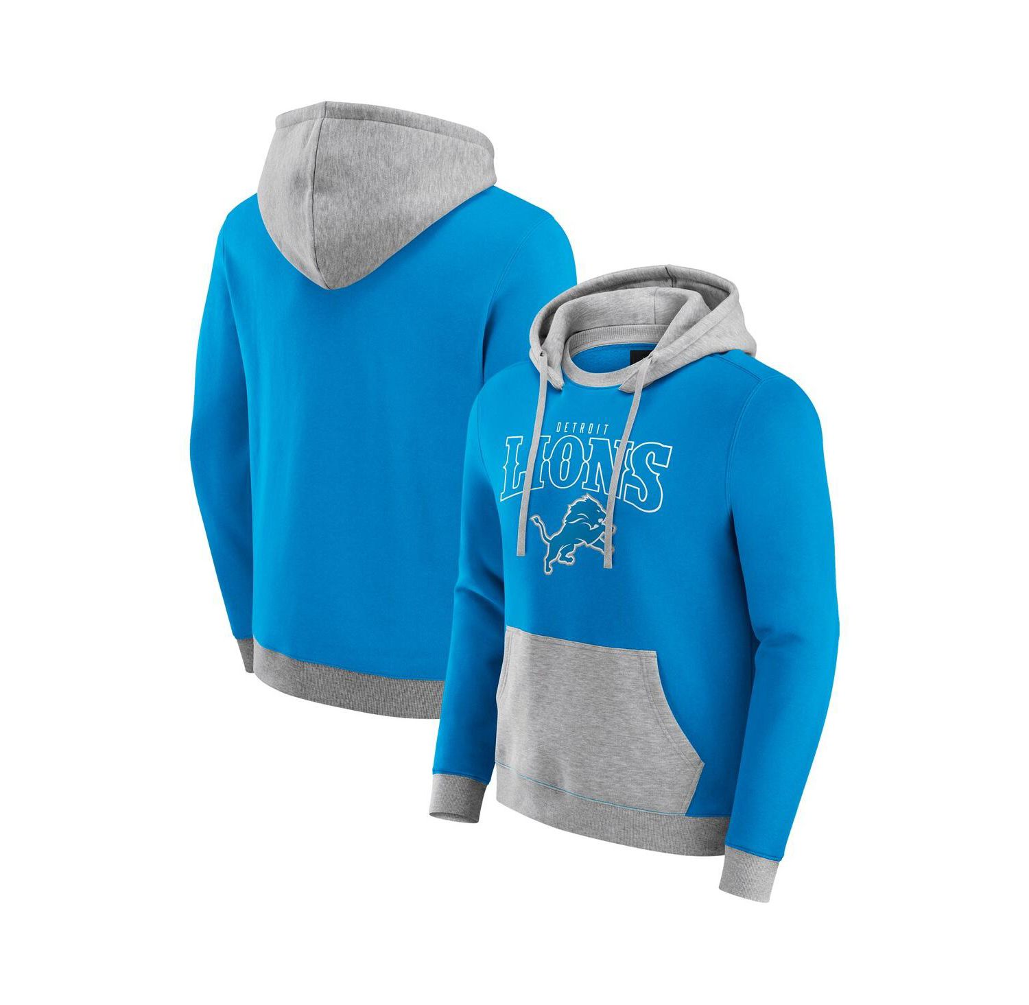 Darius Rucker Collection by Men's Blue Detroit Lions Coaches Hoodie