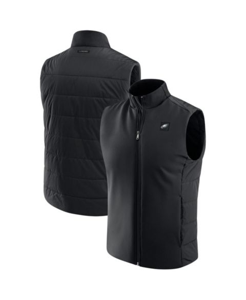Мужской жилет J. Palmer Black Philadelphia Eagles Front Office Full-Zip Vest