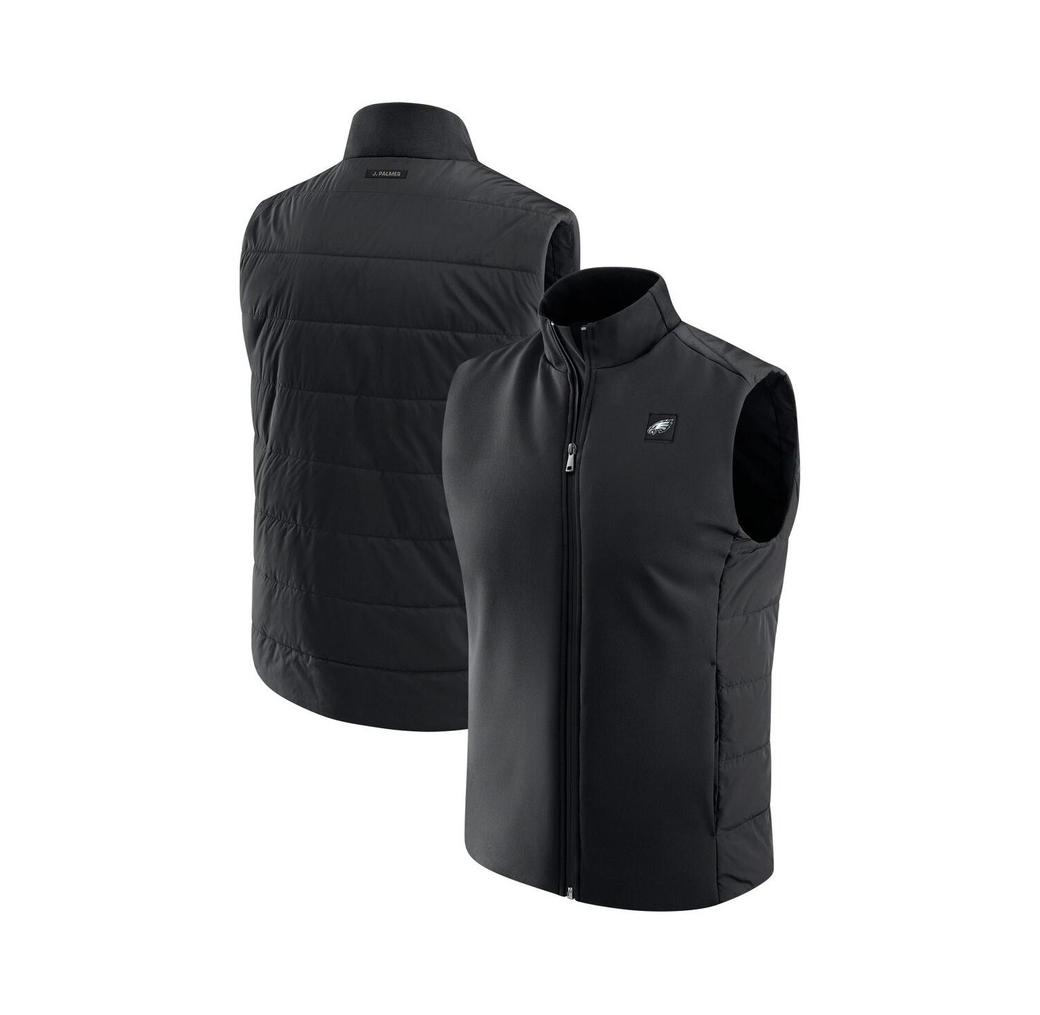 Men's Black Philadelphia Eagles Front Office Full-Zip Vest