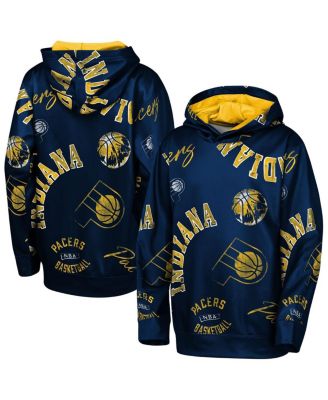 Outerstuff - Big Boys and Girls Navy Indiana Pacers Moving Violation Hoodie