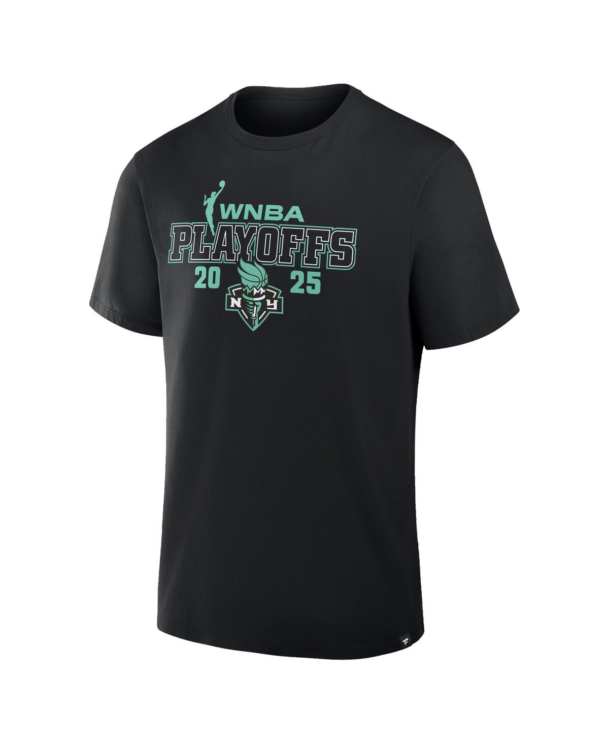 Fanatics Men's and Women's Black New York Liberty 2025 Wnba Playoffs T-Shirt