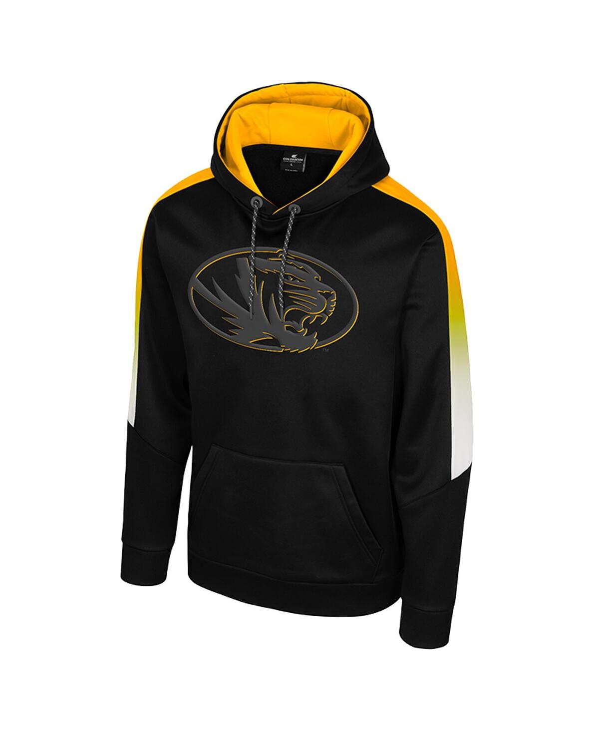 Colosseum Men's Black Missouri Tigers the Gang Blackout Hoodie