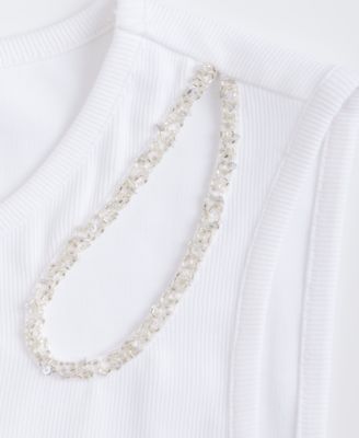 Women's Embellished Cutout Sleeveless Top, Macy's Exclusive