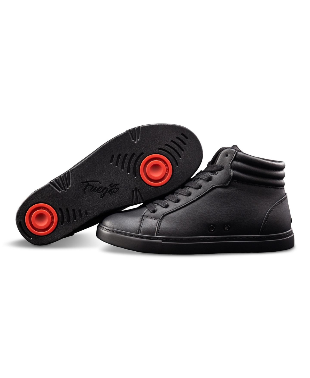 Fuego Women's All-black High-top Sneaker