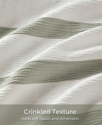 Merritt Yarn-Dyed Striped 3-Pc. Comforter Set, Full/Queen