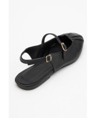 Britney Leather Closed-Toe Sandal (Women)