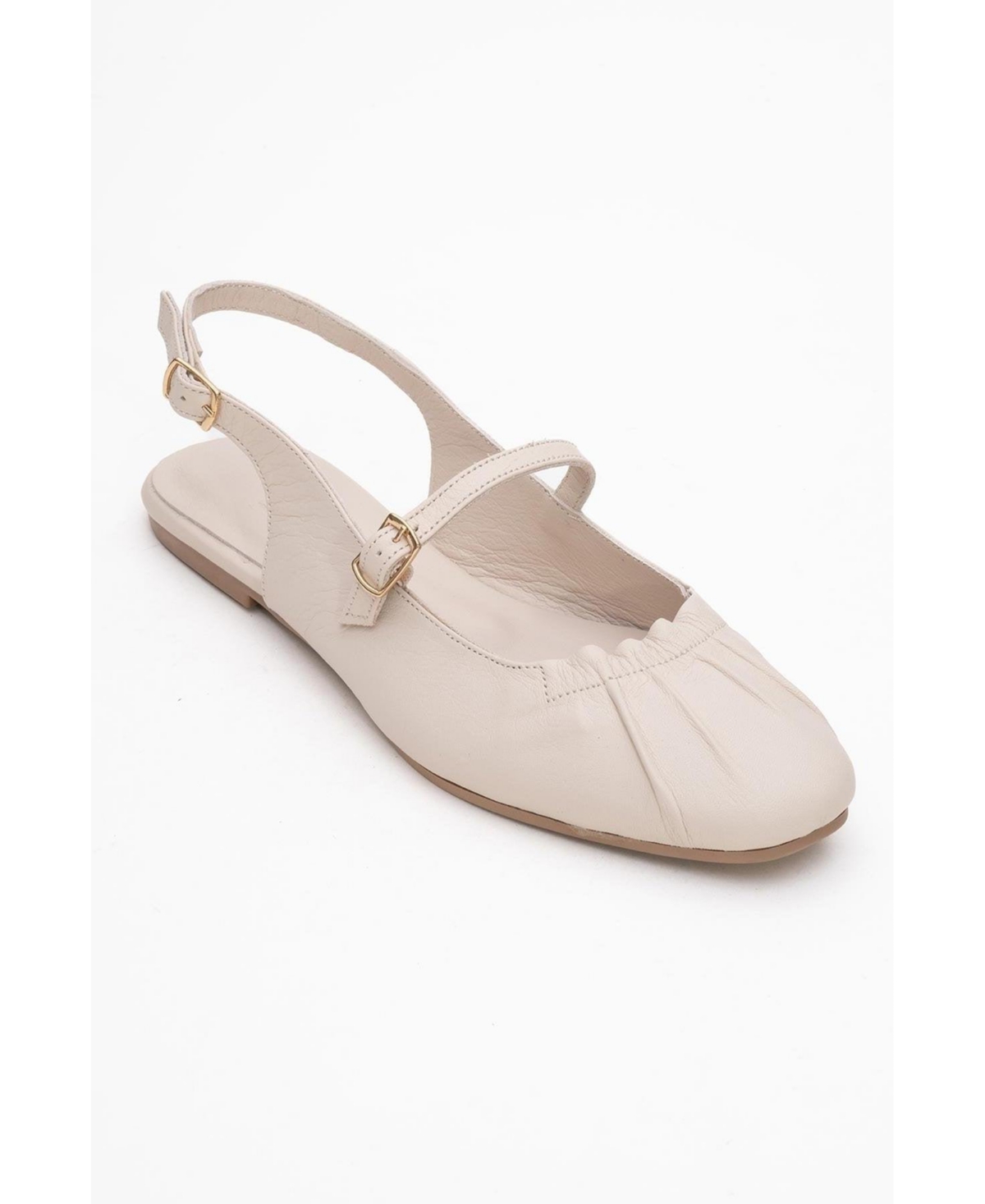 Forever & Always Shoes Britney Leather Closed-Toe Sandal (Women)